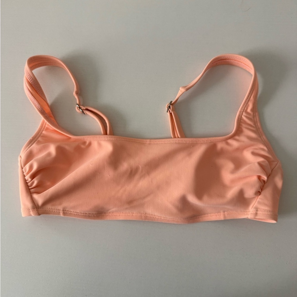 Wild Fable Peach Square Neck Bikini Top